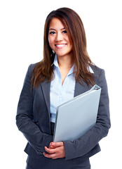 Young business woman.