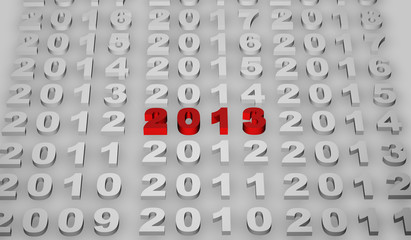 Obraz premium 2013 New Year
