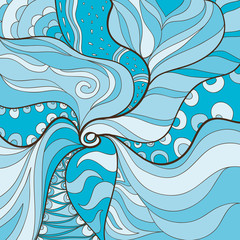 загадочный фон в бирюзовом цвете