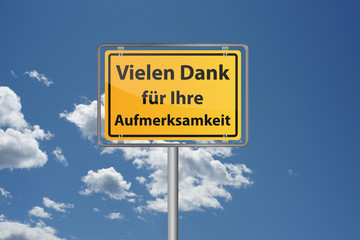 Schlussfolie Präsentation