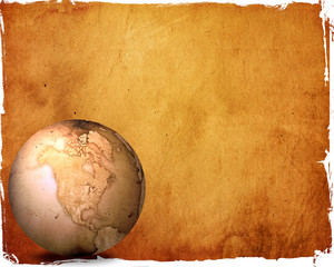 aged America map vintage artwork for your design
