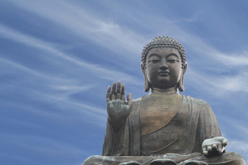 Fototapeta premium The Tian Tan Buddha in Hong Kong