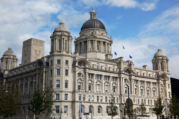 Fototapeta na wymiar Port of Liverpool Building, UK