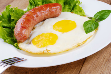 Fried eggs