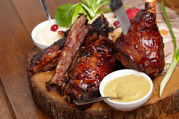 delicious BBQ ribs
