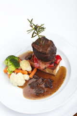 meat with vegetables