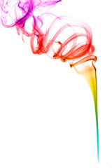 abstract colorful smoke