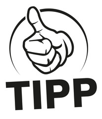 tipp daumen hoch