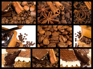 coffee collage