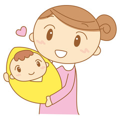 赤ちゃんとお母さん