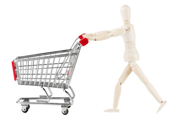 Dummy and shopping cart