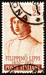 Postage stamp Italy 1957 Filippino Lippi, Painter