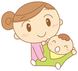 赤ちゃんとお母さん