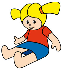 Obraz premium poupée