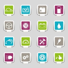 16 icons Auto