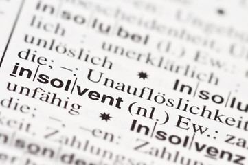 Fototapeta premium insolvent
