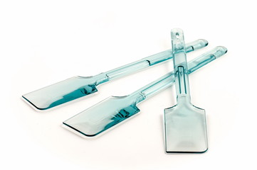Light blue spatula kitchenware