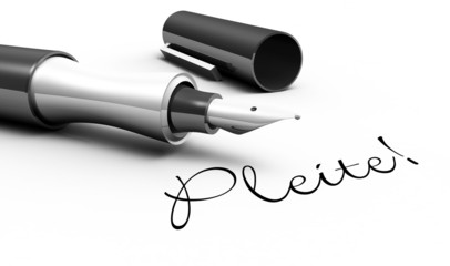 Pleite!  - Stift Konzept