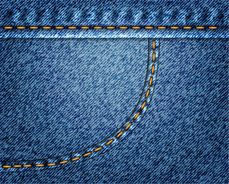 Jeans vector background