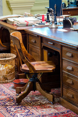 Old chair in office