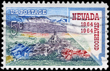 USA - CIRCA 1964 Nevada Statehood