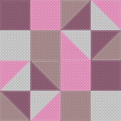 patchwork background with decor elements