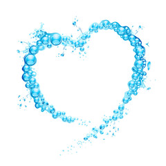 Water Splash Heart