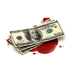 Blood Money Concept