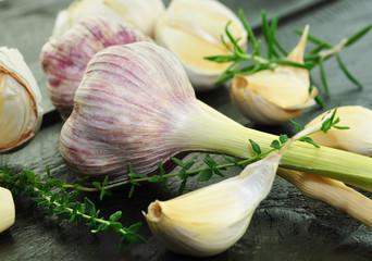 Knoblauchknollen