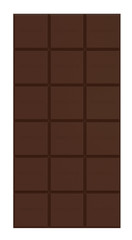 Chocolate Bar isolated on white background