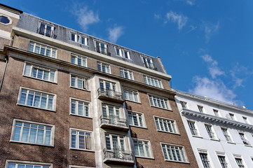 Fototapeta premium Immeubles, rue de Londres.