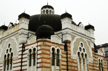 Fototapeta na wymiar Sefardyjskich Synagoga w Sofii