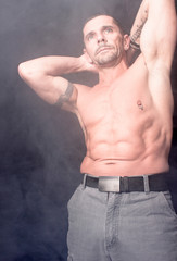 Ein sehr sportlicher Mann