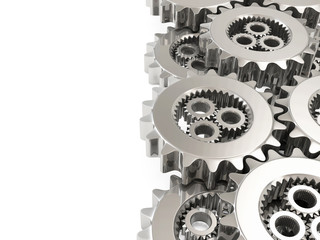 Metal Gears Background with place for your text