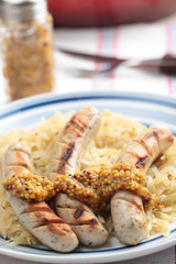Sausage with sauerkraut