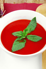 tomato soup with basil