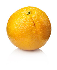 Orange fruit  isolated on white background