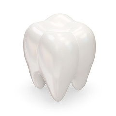 Health Tooth on white background