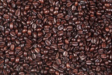 Coffee beans background