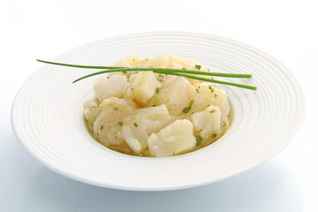 Tartare de Saint Jacques ciboulette