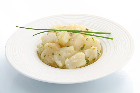 Tartare de Saint Jacques ciboulette