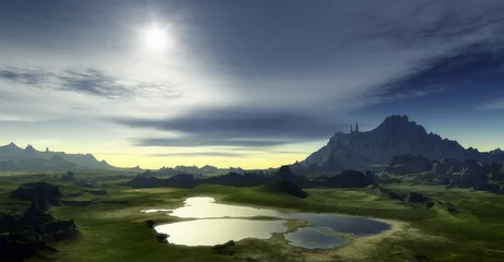 Foto auf Leinwand fantasy landscape © magann