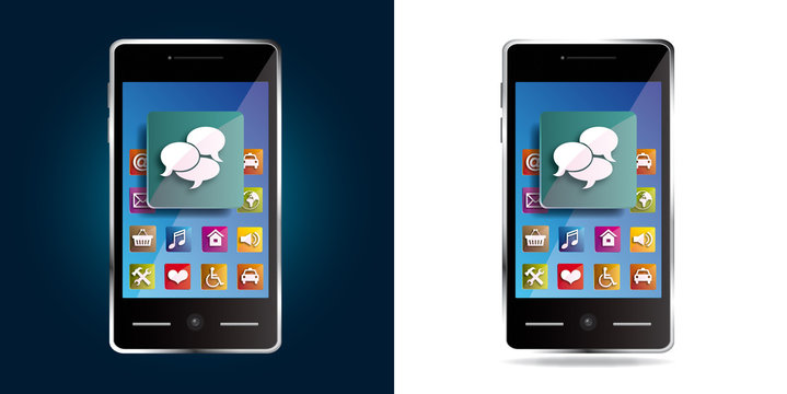 smartphone tchat
