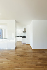 Fototapeta na wymiar beautiful new apartment, interior open space