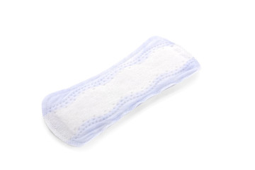 purple pantyliner isolated on white background