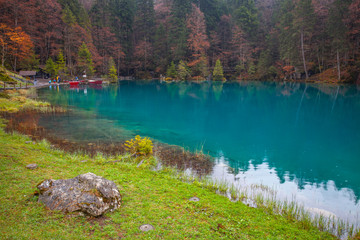 Fototapeta na wymiar Blausee, Switzerland