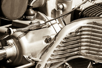 Old motor engine