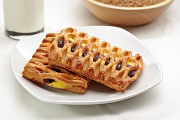 sweet dessert baked french pie pastry