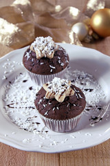 weihnachtliche muffins