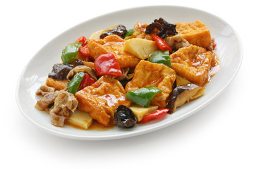 home style bean curd (tofu), chinese cuisine